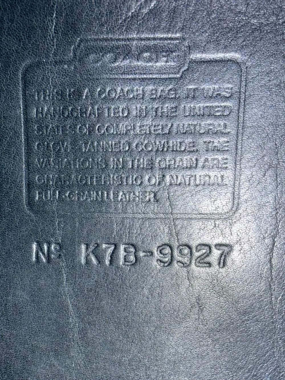 Vintage COACH Willis Bag 9927 Black Glovetanned Leather Crossbody + Dust Bag - Picture 6 of 12